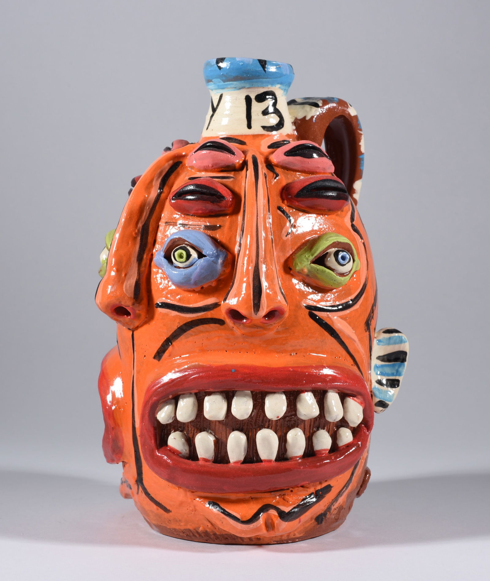 Carl Block Face Jug (1 of 4)
