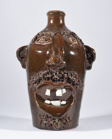 Walt and Dot Auman Face Jug