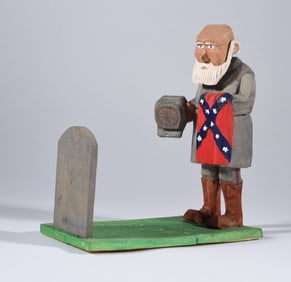 Clyde Herrmann Folk Art Carving Merser, PA