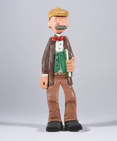Clyde Herrmann Folk Art Carving Merser, PA