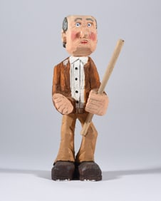 Clyde Herrmann Folk Art Carving Merser, PA