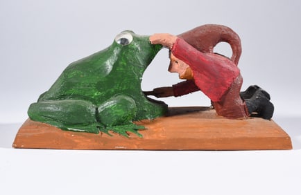 Clyde Herrmann Folk Art Carving Merser, PA