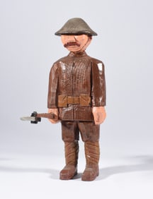 Clyde Herrmann Folk Art Carving Merser, PA