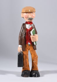 Clyde Herrmann Folk Art Carving Merser, PA