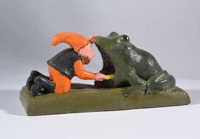 Clyde Herrmann Folk Art Carving Merser, PA