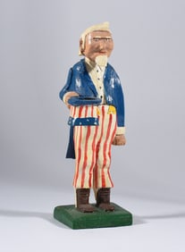Clyde Herrmann Folk Art Carving Merser, PA