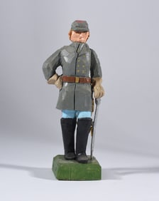 Clyde Herrmann Folk Art Carving Merser, PA