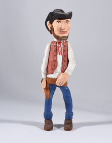 Clyde Herrmann Folk Art Carving Merser, PA