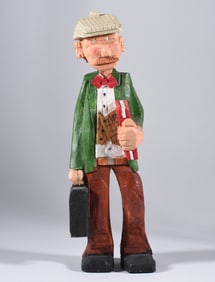 Clyde Herrmann Folk Art Carving Merser, PA