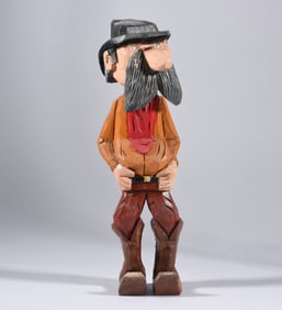 Clyde Herrmann Folk Art Carving Merser, PA