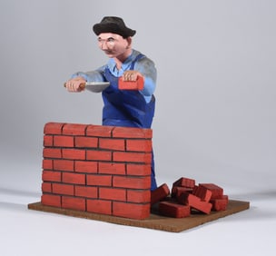 Clyde Herrmann Folk Art Carving Merser, PA