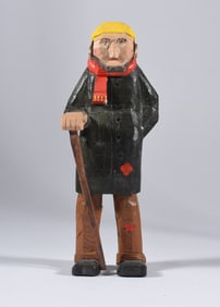 Clyde Herrmann Folk Art Carving Merser, PA