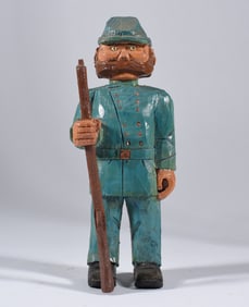 Clyde Herrmann Folk Art Carving Merser, PA