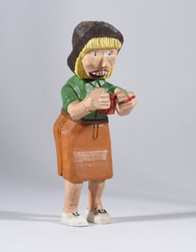 Clyde Herrmann Folk Art Carving Merser, PA