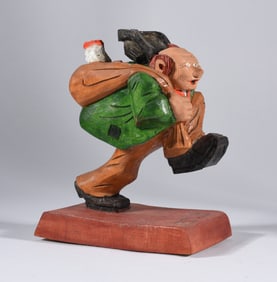 Clyde Herrmann Folk Art Carving Merser, PA