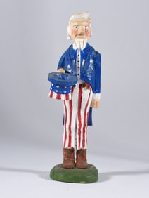 Clyde Herrmann Folk Art Carving Merser, PA