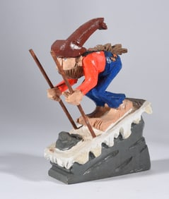Clyde Herrmann Folk Art Carving Merser, PA
