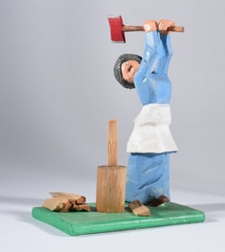 Clyde Herrmann Folk Art Carving Merser, PA