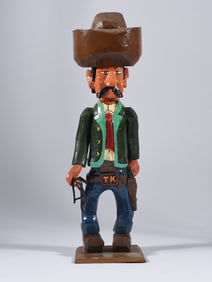 Clyde Herrmann Folk Art Carving Merser, PA