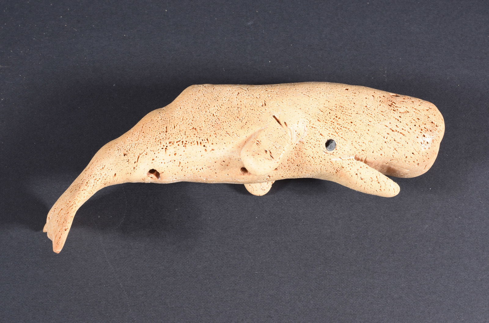 Inuit Carved Whale Bone Whale