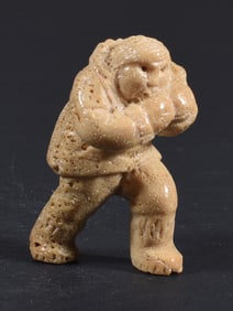 Inuit Carved Whale Bone Figure