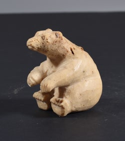 Inuit Carved Whale Bone Figure