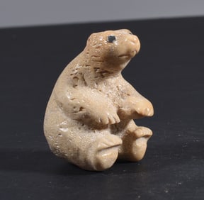 Inuit Carved Whale Bone Figure