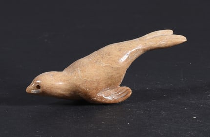 Inuit Carved Whale Bone Figure
