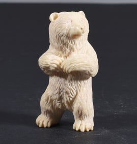 Inuit Carved Whale Bone Figure