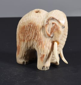 Inuit Carved Whale Bone Figure