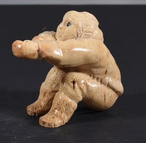 Inuit Carved Whale Bone Figure