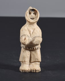 Inuit Carved Whale Bone Figure