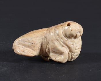 Inuit Carved Whale Bone Figure