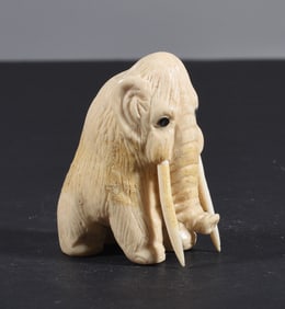 Inuit Carved Whale Bone Figure