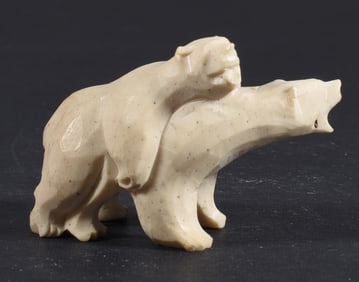 Inuit Carved Whale Bone Figure