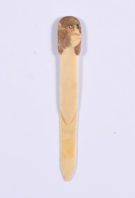 Vintage Bone Carved Letter Opener
