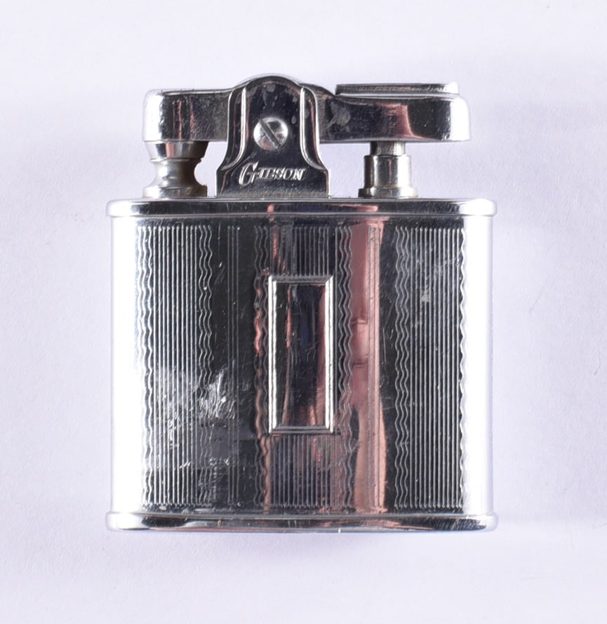 Gibson Lighter: all items are from an attic trunk. The second trunk taken out of an attic and displayed for auction. All items are small 1" to 3". We can ship items in a 6" box and fit as many as we can for aroun $10