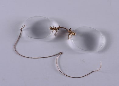 Antique Pinch Nose Spectacles Eyeglasses