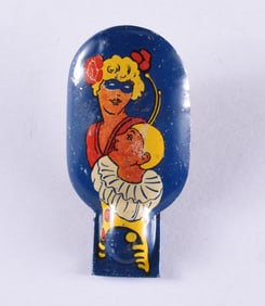 Antique Noise Maker Tin Litho