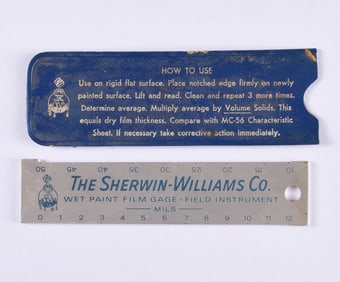 Vintage Sherwin Williams Film Gage