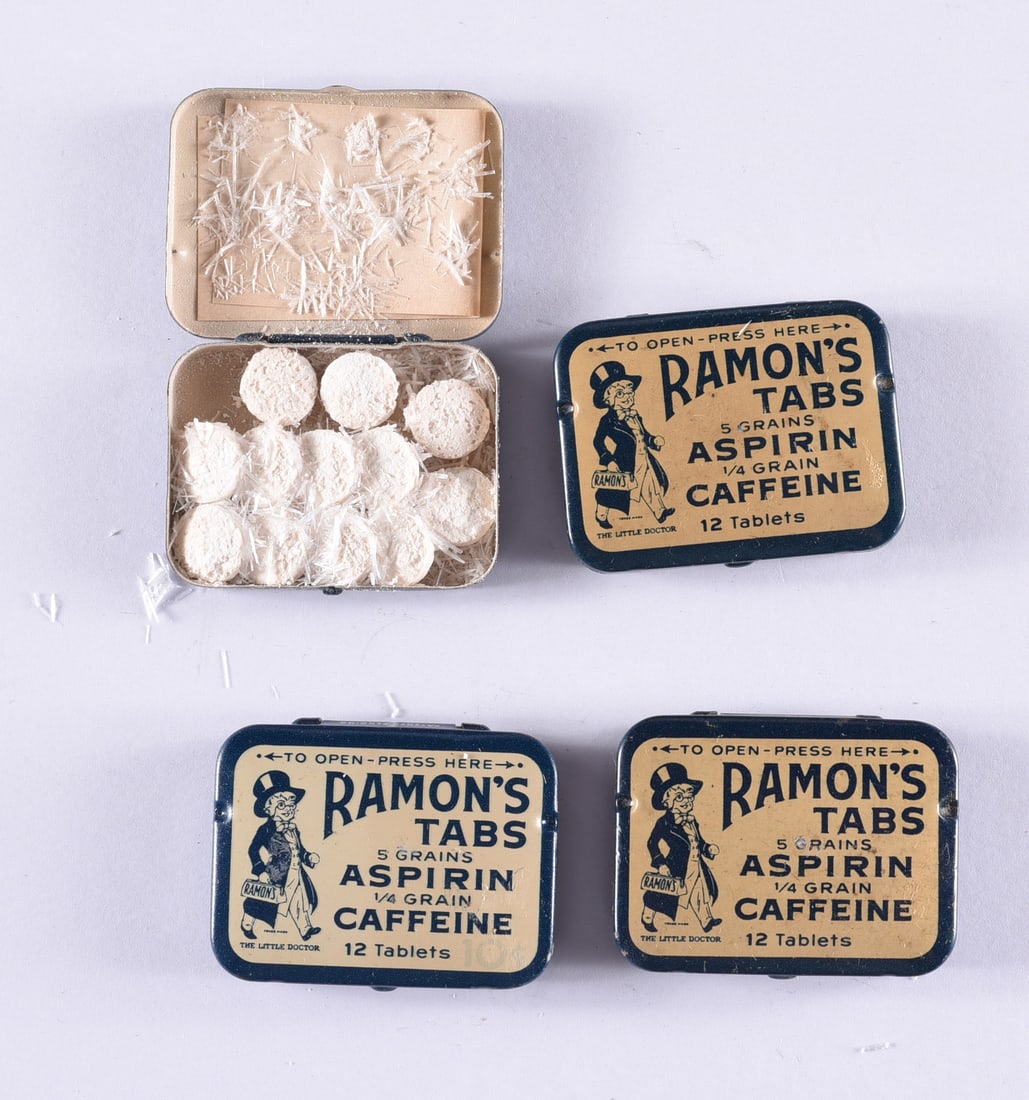 Ramons Tabs New Old Stock Tin Litho (4) (1 of 3)