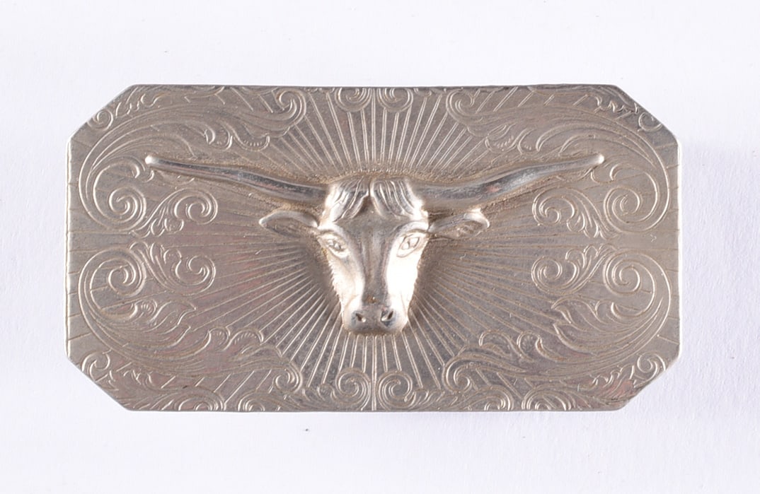 Cowbow Belt Buckle: all items are from an attic trunk. The second trunk taken out of an attic and displayed for auction. All items are small 1" to 3". We can ship items in a 6" box and fit as many as we can for aroun $10