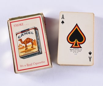 Camel Advertising Playing Cards