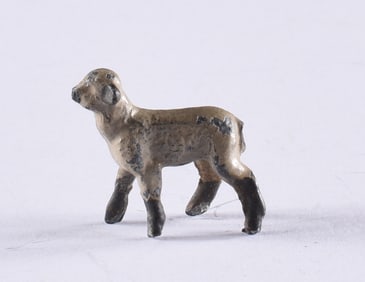 Small Lead Metal Toy Lamb