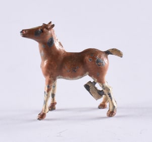 Antique Lead Painted Horse