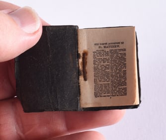 Vintage Miniature Bible