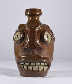 Randy Tobias Edgefield Style Face Jug