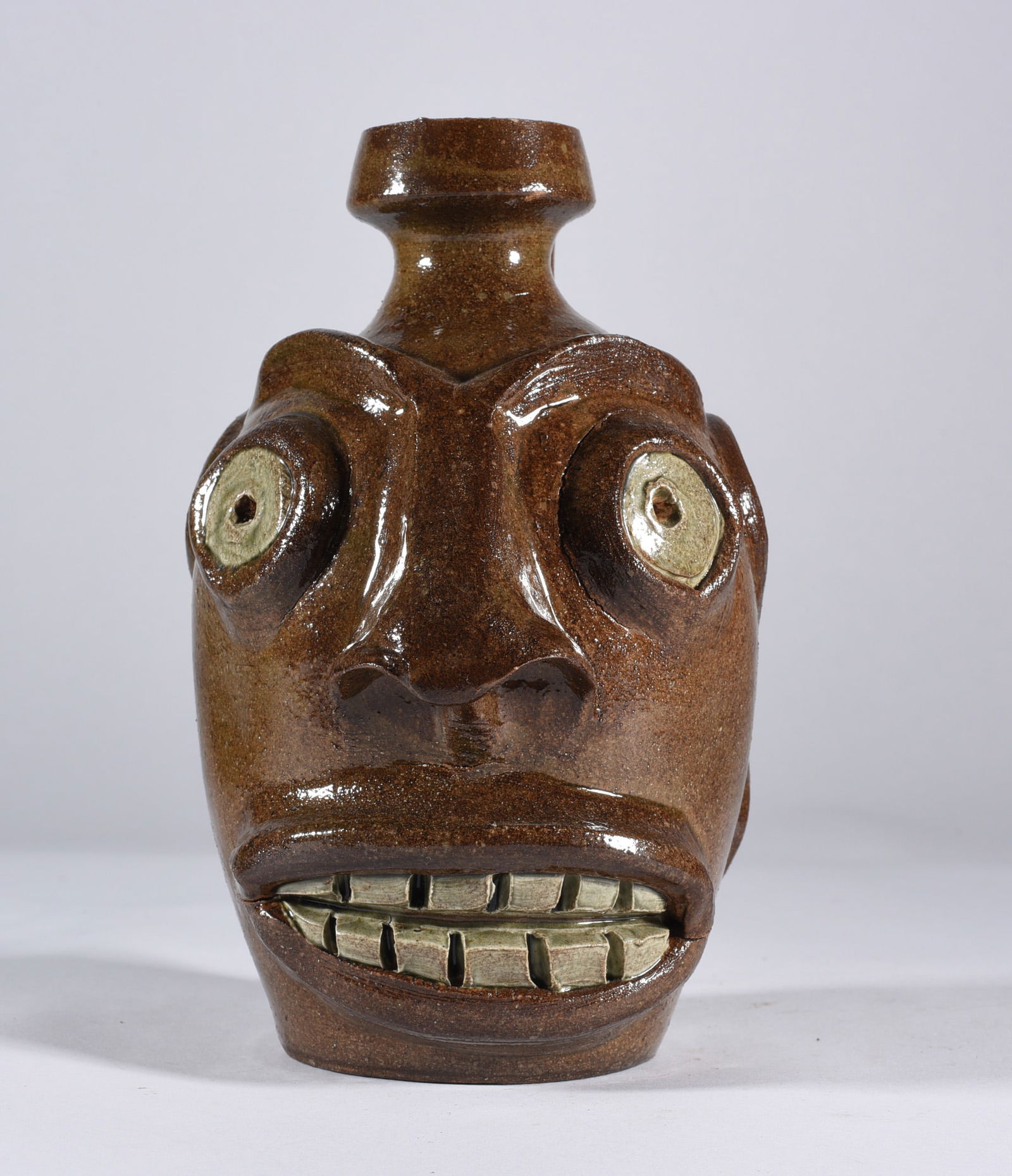 Randy Tobias Edgefield Style Face Jug (1 of 4)