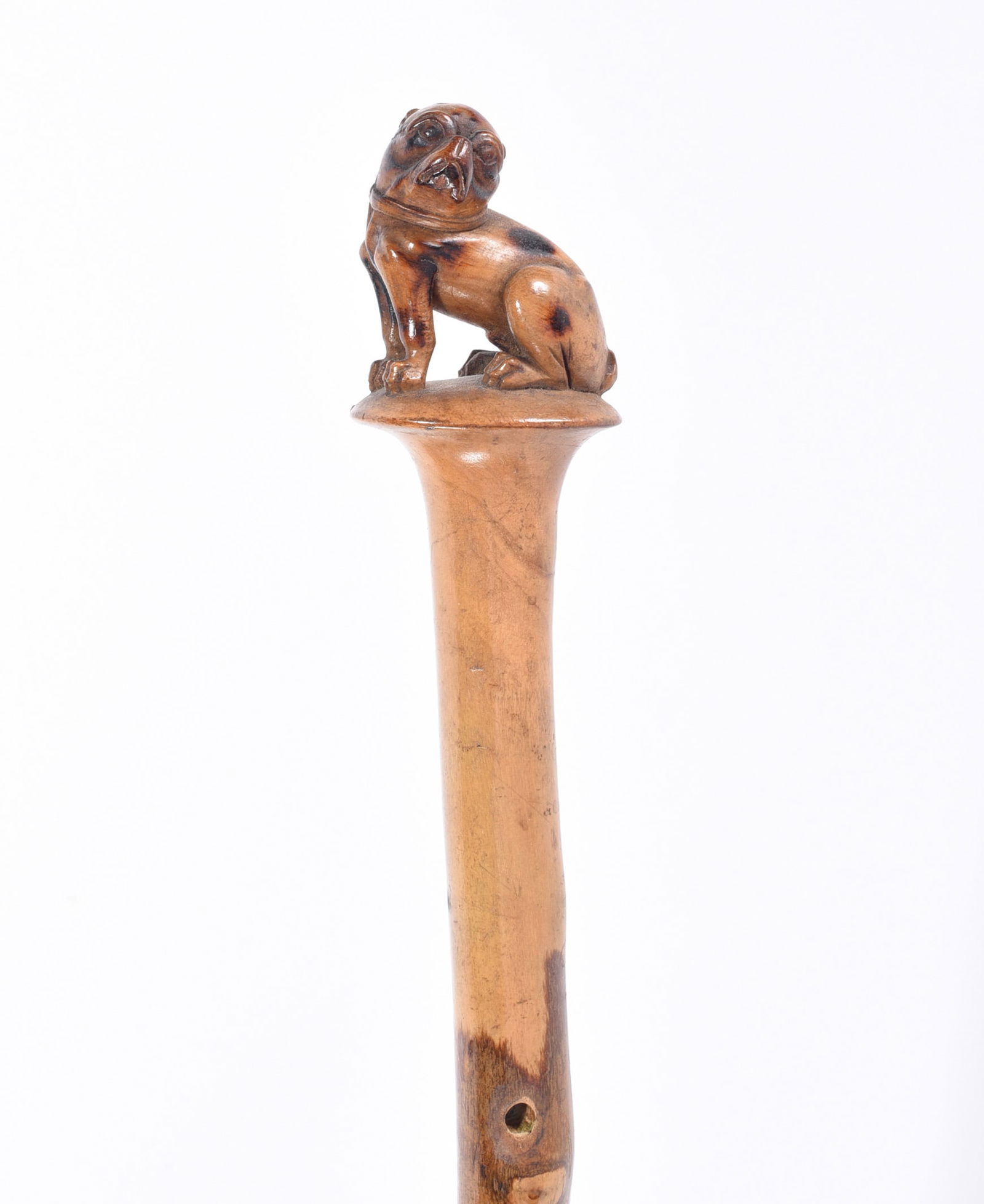 Folk Art Carved Dog Cane (1 of 4)