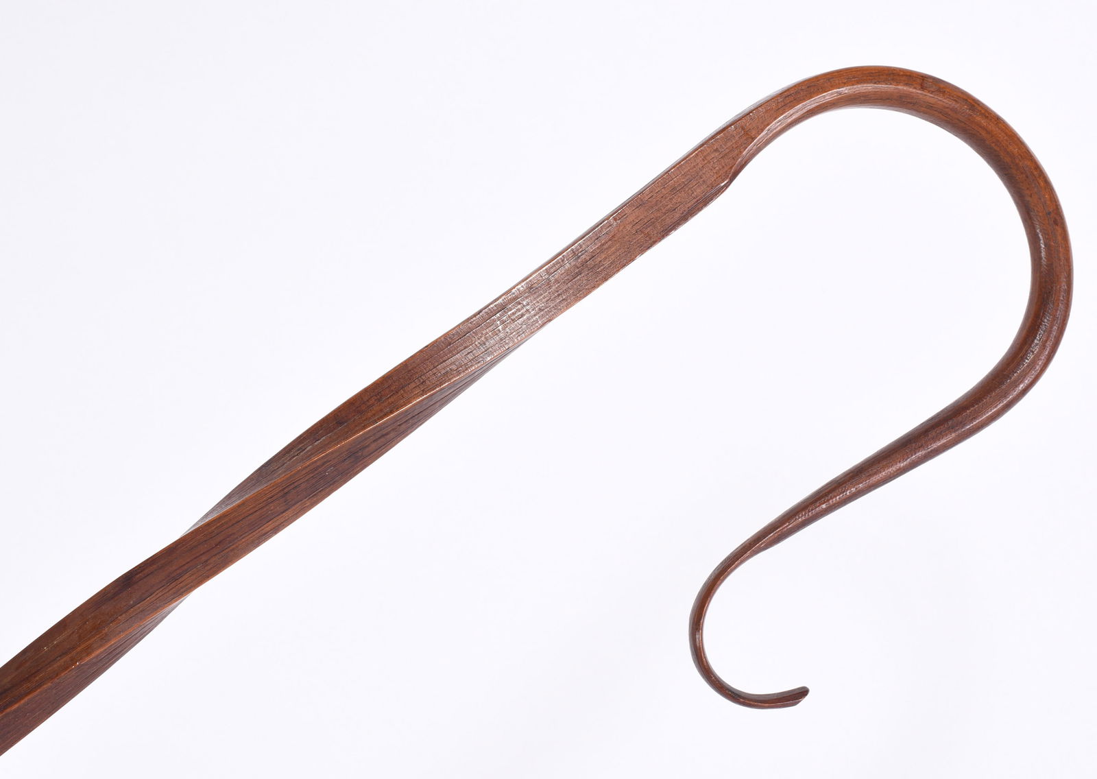 Folk Art Carved Cane Crooked Cane Handle (1 of 2)